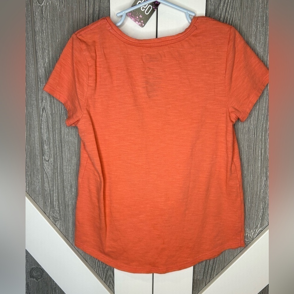 D13.14 SO Girls Fox Tee Orange Fall Autumn - Picture 3 of 3